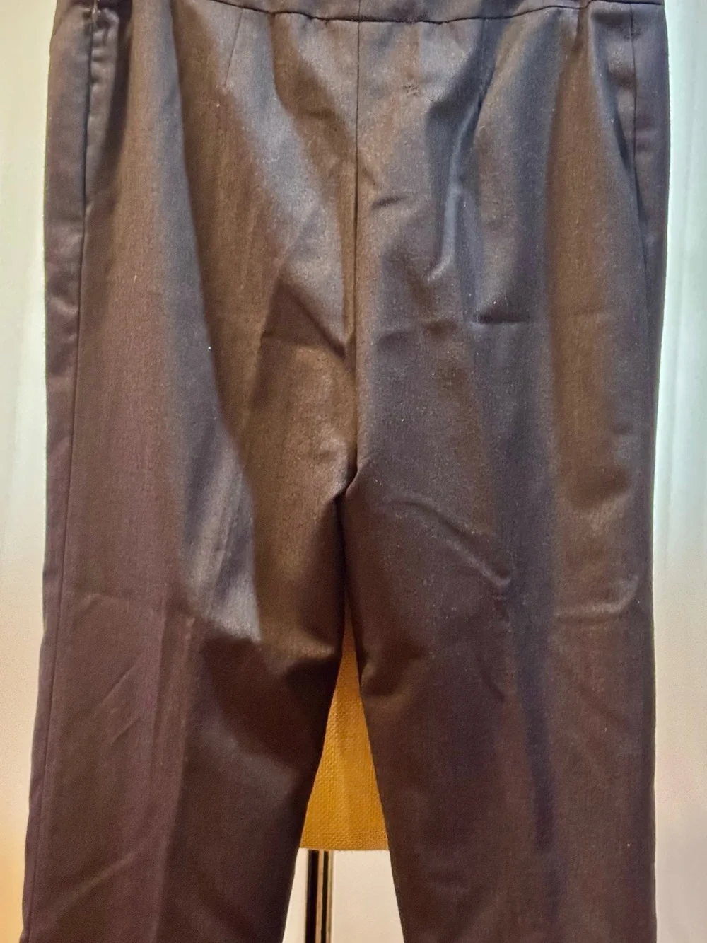 CHANEL Black Womens Dress Trousers, fully lined, elegant style, size 46